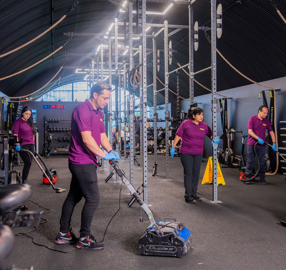 professional gym cleaning