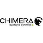 Chimera Climbing Centres logo with a lion's head graphic.
