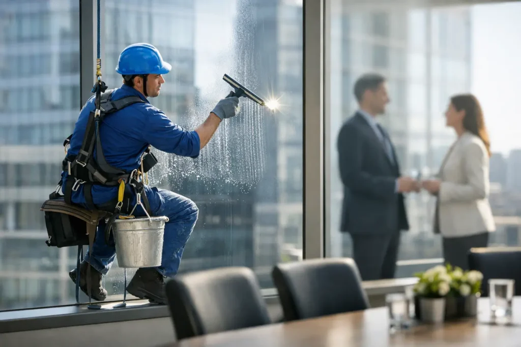 Commercial Window Cleaning That Protects Your Image