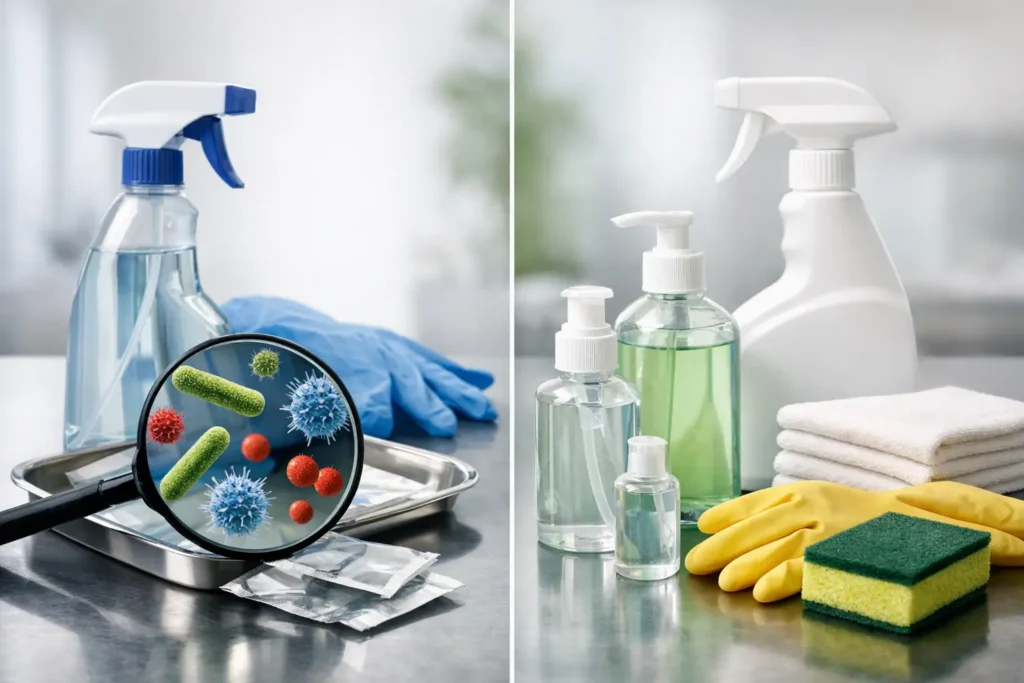 Disinfection Versus Sanitisation: What Works?