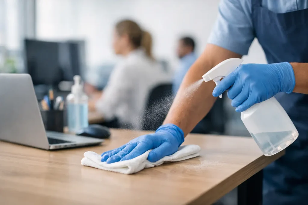 How to Sanitise Shared Workspaces Properly