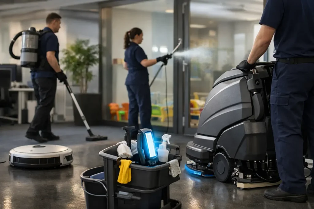 Cleaning Innovations That Improve Commercial Sites