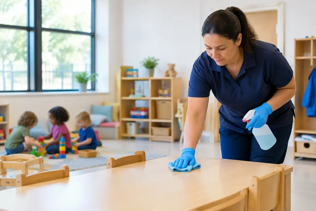 Childcare Cleaning Outcomes Parents Notice